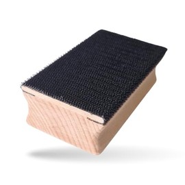 Hand Sanding Block with Closure 115 x 64 x 36 mm | Sanding Block Made of Beech Wood | For Sandpaper | Made in Germany | Ergonomic and Durable