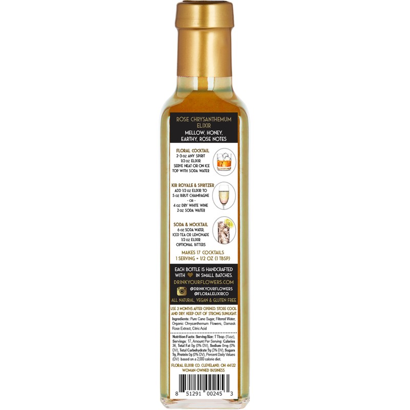 Floral Elixir Co. - All Natural FLOWER Syrup for Cocktails