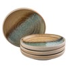 UNICASA Appetizer Plates,Dessert Plates Ceramic,5 inch Dipping Dish,Set of 4,Japanese