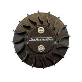 Simson Tuning Fan Wheel for KR51/1 Swallow, Sparrow, Star, Hawk, etc., Carbon Fibre Reinforced, +20% More Cooling, Vape + Breaker, High Strength, Flow Optimised