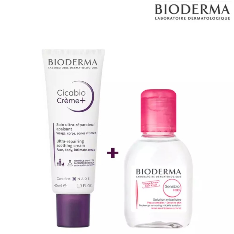 Bioderma NEW 바이오더마 시카비오 크림+ 40ml +센시비오 H2O 100m New