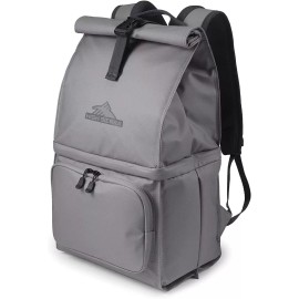 High Sierra Beach N Chill Cooler Backpack - Steel Grey Mercury NEW