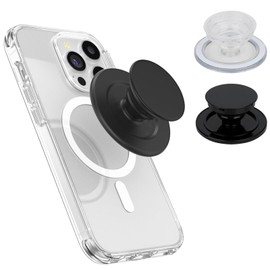 2Pcs Phone Grip, Phone Hand Holder Collapsible Cellphone Finger Grip Holder for Smartphone Tablet Cell Accessory Wall Mounting and for Cases