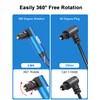 EMK Optical Cable Right Angle Optic Audio Cable S/PDIF 90