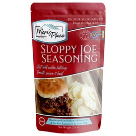 Mom's Place Gluten-Free Sloppy Joe Seasoning Mix - Soy Free, Dairy Free & Vegan, 2.3 oz.