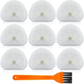 9 Pack Replacement Filters for Black + Decker Dustbuster AdvancedClean Cordless Handheld Vacuum VLPF10 HLVA320J26 HLVA325J10 HLVA315J22, Compatible with HLVA315J HLVA320J Filter, Part N575266 N600601
