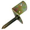 Domax 10 Pack L Shaped Fence Panel Brackets, Galvanised, Yellow,