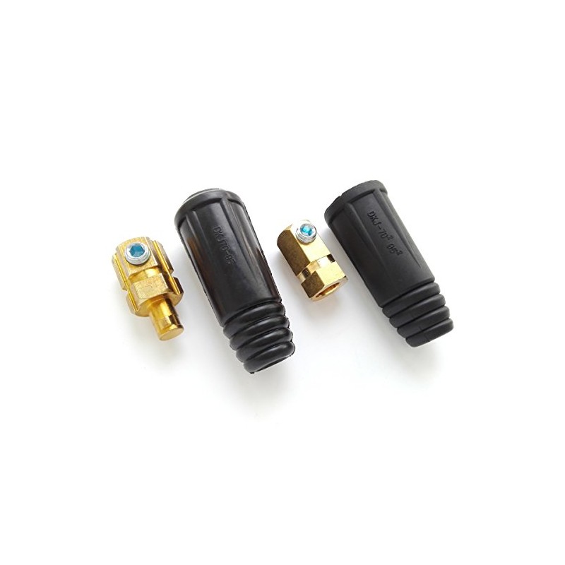 B.W.P 400Amp-500Amp 70-95 Welding Cable Connector Male Plug and Female