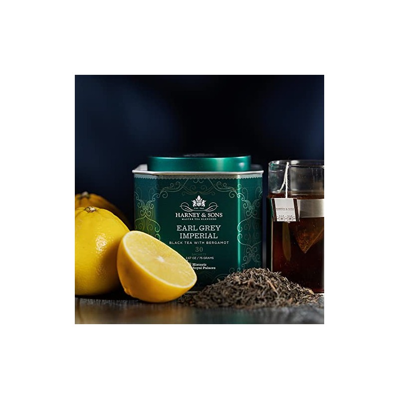 Harney & Sons HRP Earl Grey Tea, 30 Sachets, HRP