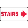 Stairs (Arrow Right) 7X14 .125 Polycarbonate Sign