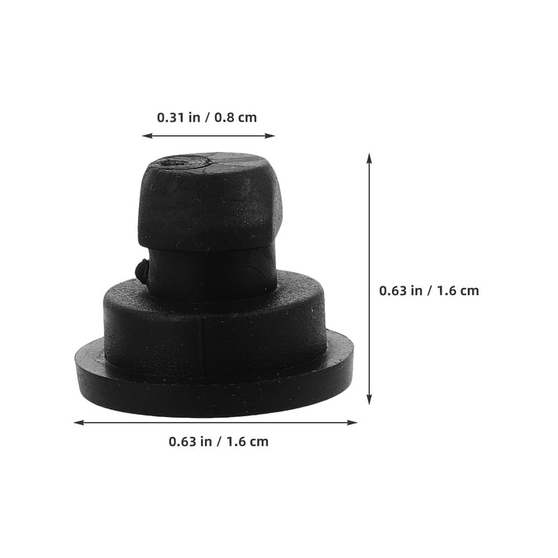 ULTECHNOVO Replaceable Rubber Feet for Kitchen Appliances 24Pcs Foot Pads