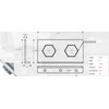 1/2" Hydraulic Quick Connect Coupler Set, Flat Face, 1/2" NPT,