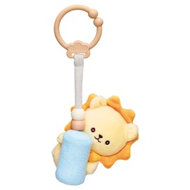 Toy Royal Going Out Chime, Lion (Going Together/Baby Toy Toy), Soft and Fluffy Material, Doll (Nigiri / Rattara), Can be hung on a crib