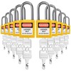 Boviisky Lockout Tagout Locks Sets, 10 Yellow Lockout Tagout Safety