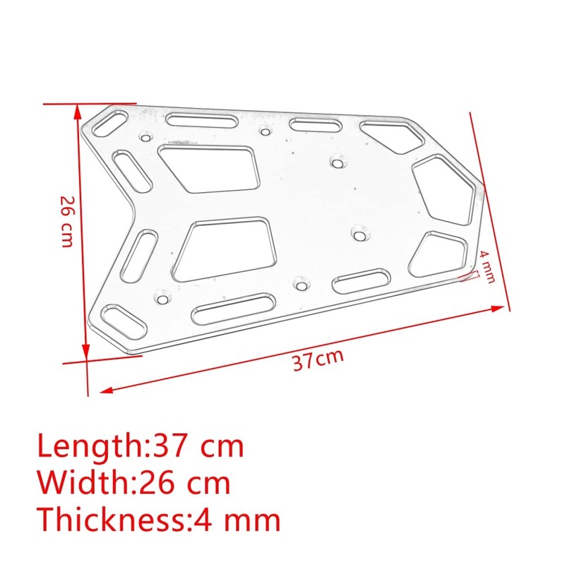GYUKSIA Dirt Bike Luggage Rear Rack Compatible for CRF450L CRF450RL