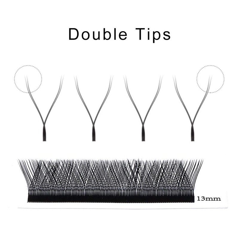 GEMERRY YY-Shaped Volume Eyelashes, Pre-Fanned 2D, 4D Eyelashes, Y Lashes,