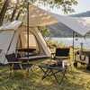 Folding Camping Table for Outdoor Adventures – Compact Metal Side