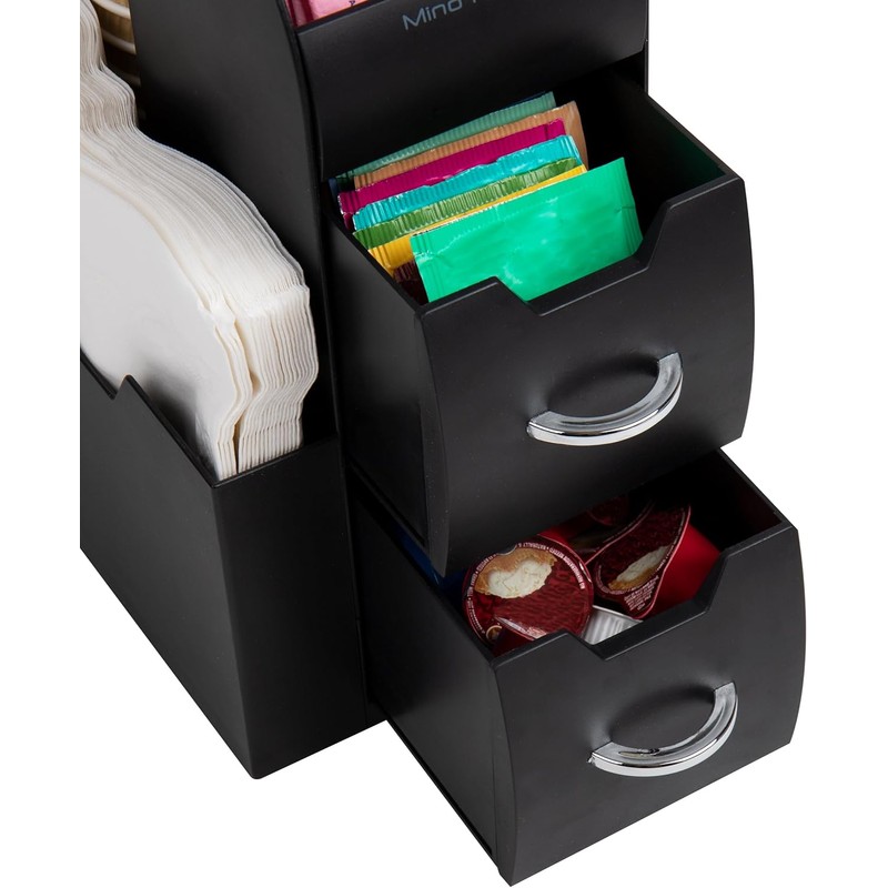 Mind Reader Caja Organizadora para Café – 6 Compartimentos, Color