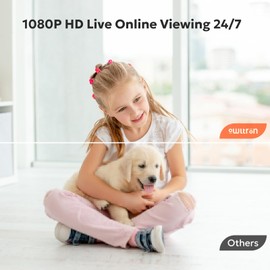 owltron 1080P Security Camera Indoor Baby Camera, Pet camera, Cameras House Security, 360° Pan/Tilt Motion Tracking, IR Night Vision, 2-Way Audio, Indoor Security Camera for Home/Pet, Work with Alexa