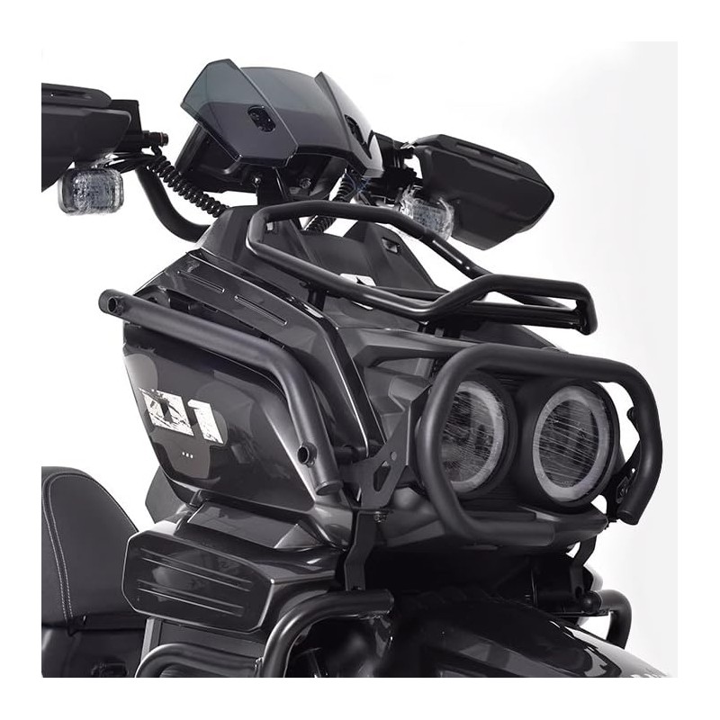 Mokuo Motorcycel Front Headlight Guard in Heavy Iron Material Compatible