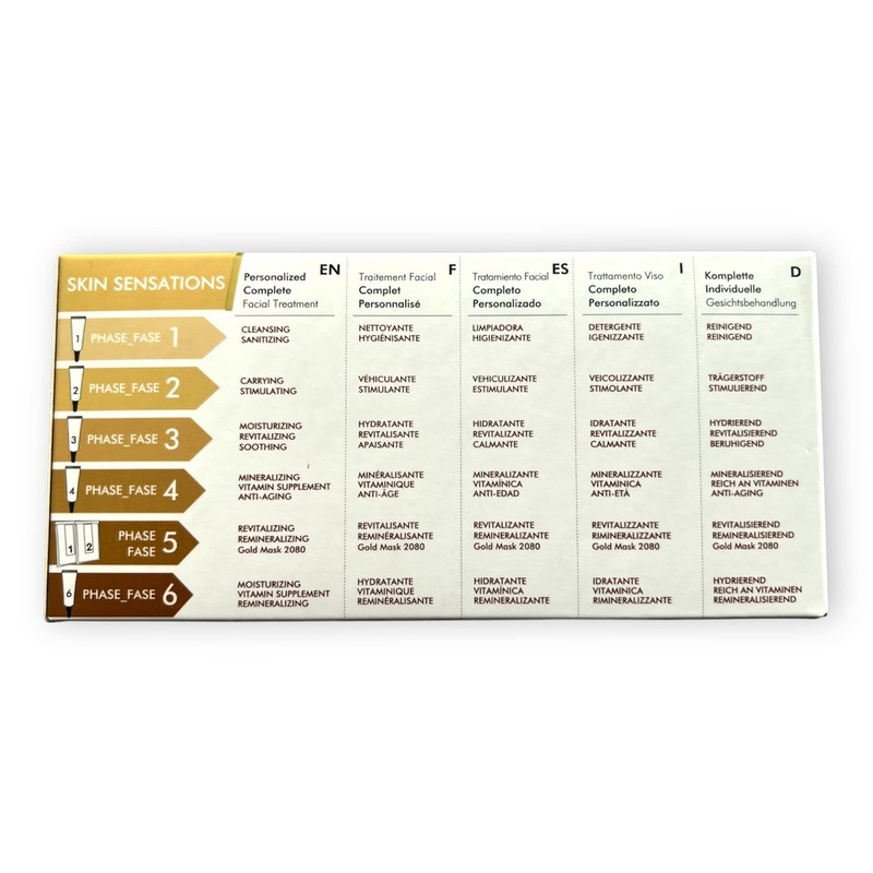 Casmara Skin Sensations Treatment Gold Peel Off Mask Set of