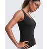 CRZ YOGA Seamless Scoop Neck Tank Low U-Back Breathable Workout