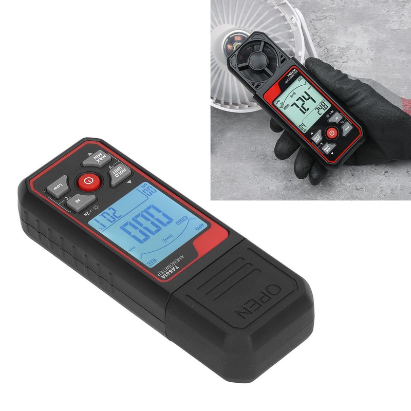8 Blades Digital Anemometer High Accuracy Handheld Wind Speed Meter