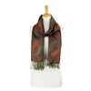 Paskmlna Paisley Pattern Tow Layered Woven Pashmina Shawl Scarf Wrap