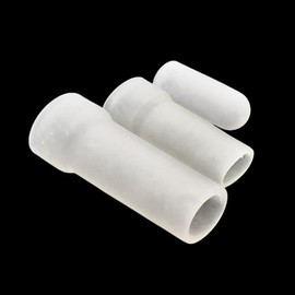 UYHKVXF 3 Pc. Silicone Glans-Protector Cap Replacement for Extenders Traction Device (White)