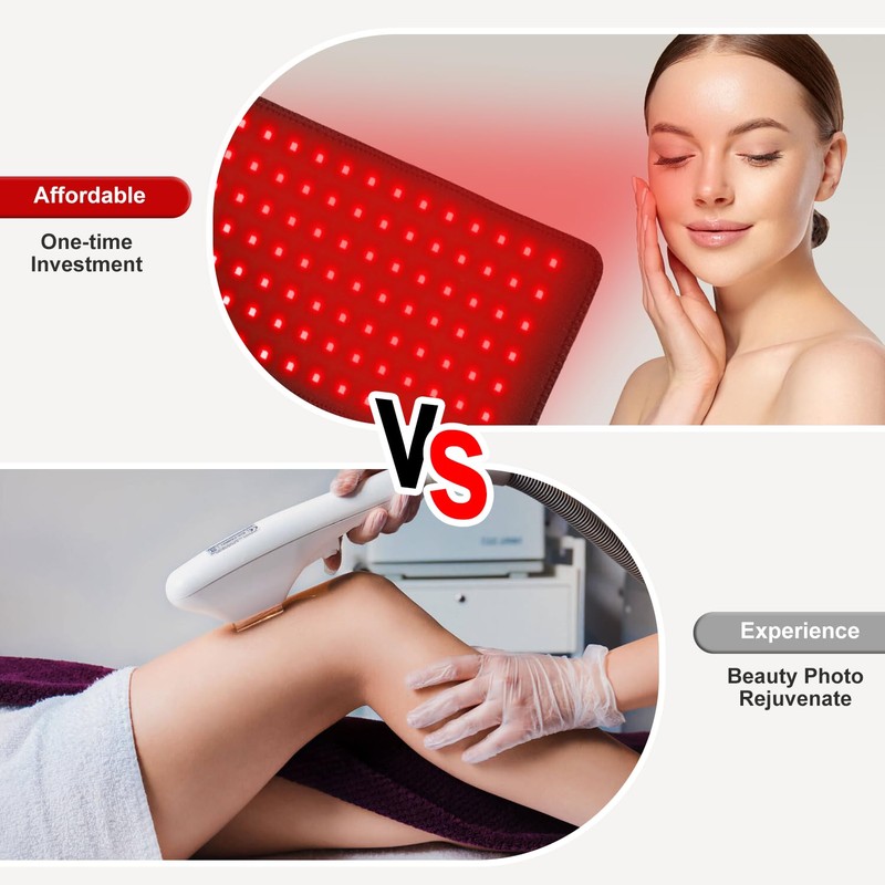 bonodave Red Light Therapy for Body, 19.8" x 12" Infrared