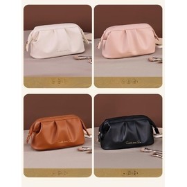 Travel Makeup Cosmetic Pouch Box White/Free 2ea