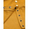 MEROKEETY Women's 2024 Fall Long Sleeve Snap Button Down Solid