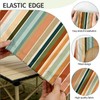 Outdoor Tablecloth with Umbrella Hole and Zipper 72" x 30"