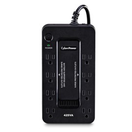 CyberPower ST425 Standby UPS Battery Backup and Surge Protector, 425VA/260W, 8 Outlets, Compact, UL Certified