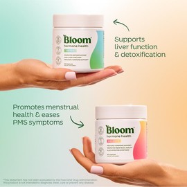 Bloom Nutrition Hormone Health Detox + Balance – 2-Pack Bundle (90 Capsules Each) | Supports Hormonal Balance, PMS Relief & Women’s Wellness