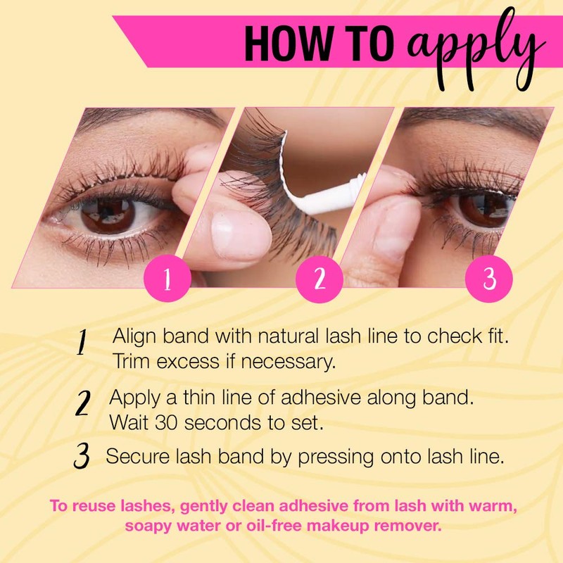 Andrea Curl False Lashes 90, 4 pack