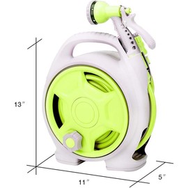 YEFA Premium Garden Hose Reel for Ultimate Convenience and Durability (Green)