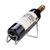 CdyBox Creative Metal Red Wine Rack Single Wine Bottle Holder