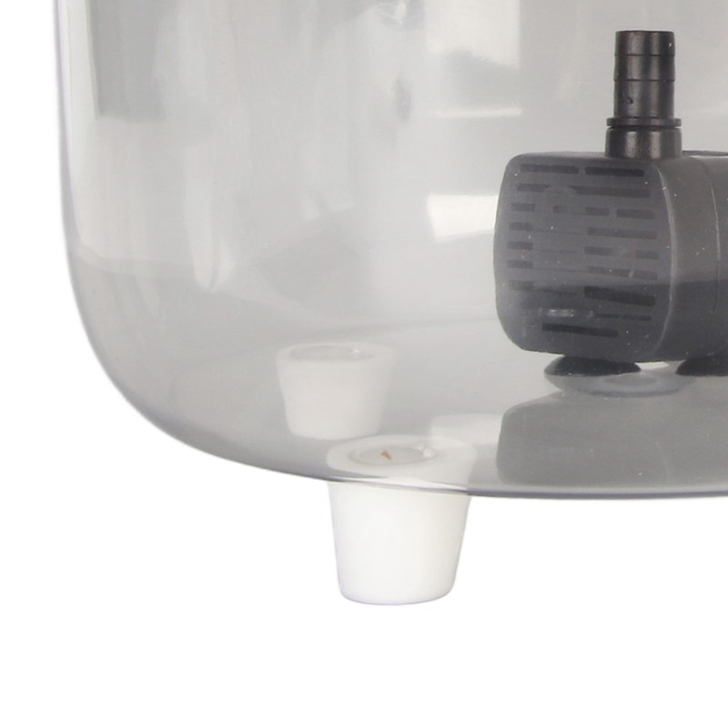Cat Water Fountain Automatic Circulation USB Transparent Water Tank Silent