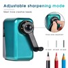 GUCOLUBU Manual Pencil Sharpener Hand Crank Pencil sharpeners for Kids