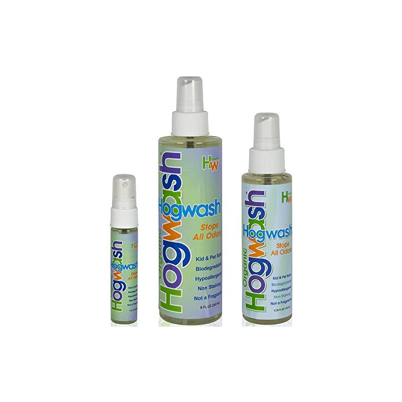 Organic Hogwash 3 Pack Includes 1ounce 4ounce 8ounce Spray Bottles