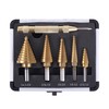 Witwocky Step Drill Bits, 6PCS (50 Sizes) HSS Step Unibit