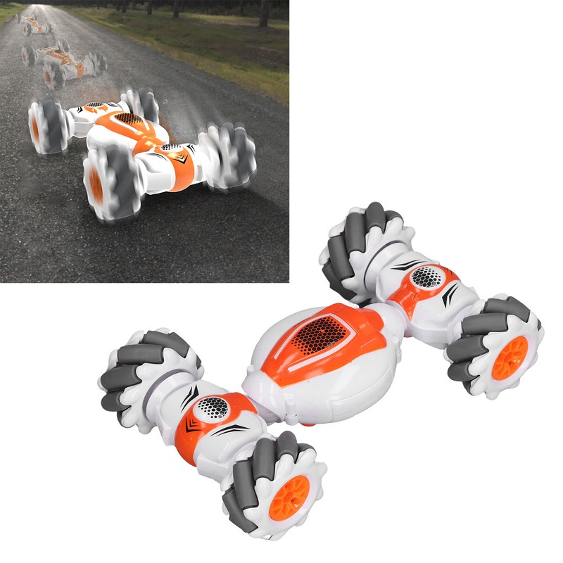 Remote Control Stunt Car 360 Degrees Rotating Double Side Rolling