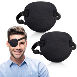 Pack of 2 Medical Eye Patches, Adult Eye Patches, 3D Adjustable Eye Patch, Monocular Eye Patch, Eye Patch for Postoperative Recovery, Strabismus