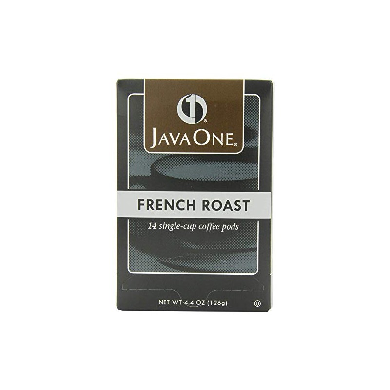 Java One French Roast Coffee, 14-Count Pods (Pack of 6)
