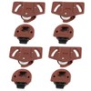Wardrobe Bevel Sliding Door Roller, ABS Gear Track Panel Roller