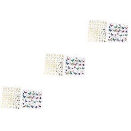 Baluue 3sets Nail Art Sticker Nail Stickers for Nail Art Nail Art Paste Manicure Sticker Manicure Paste 4pcs*3