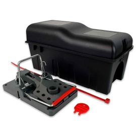 Roshield Rat Trap Killer Box - Easy to Set Safety Box for Home, Shed & Garage Control & Treatment (Professional Quality, Pack of 2)