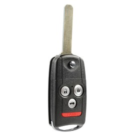 Car Flip Key Fob Keyless Entry Remote fits 2009-2014 Acura TL TSX / 2010-2013 Acura ZDX (MLBHLIK-1T, 2500A-HLIK1T)