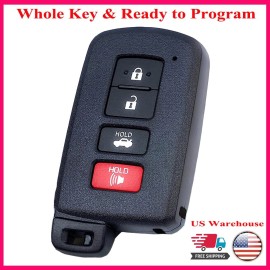 autotoal-parts For 2014 2015 2016 2017 Toyota Camry Corolla Smart Remote Key Fob HYQ14FBA G